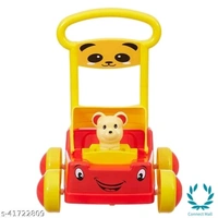 Divi Divine First Step Baby Sit-to-Stand Activity Walker, Baby Push Walker (Red, 6-18 Months) - 6-18 Months, Red, Plastic, Pull Along Toys, Pack Of :1